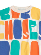 T-shirt per bambino Bobo Choses multicolore con stampa logo all-over B126AC137 199 BOBO CHOSES KIDS 