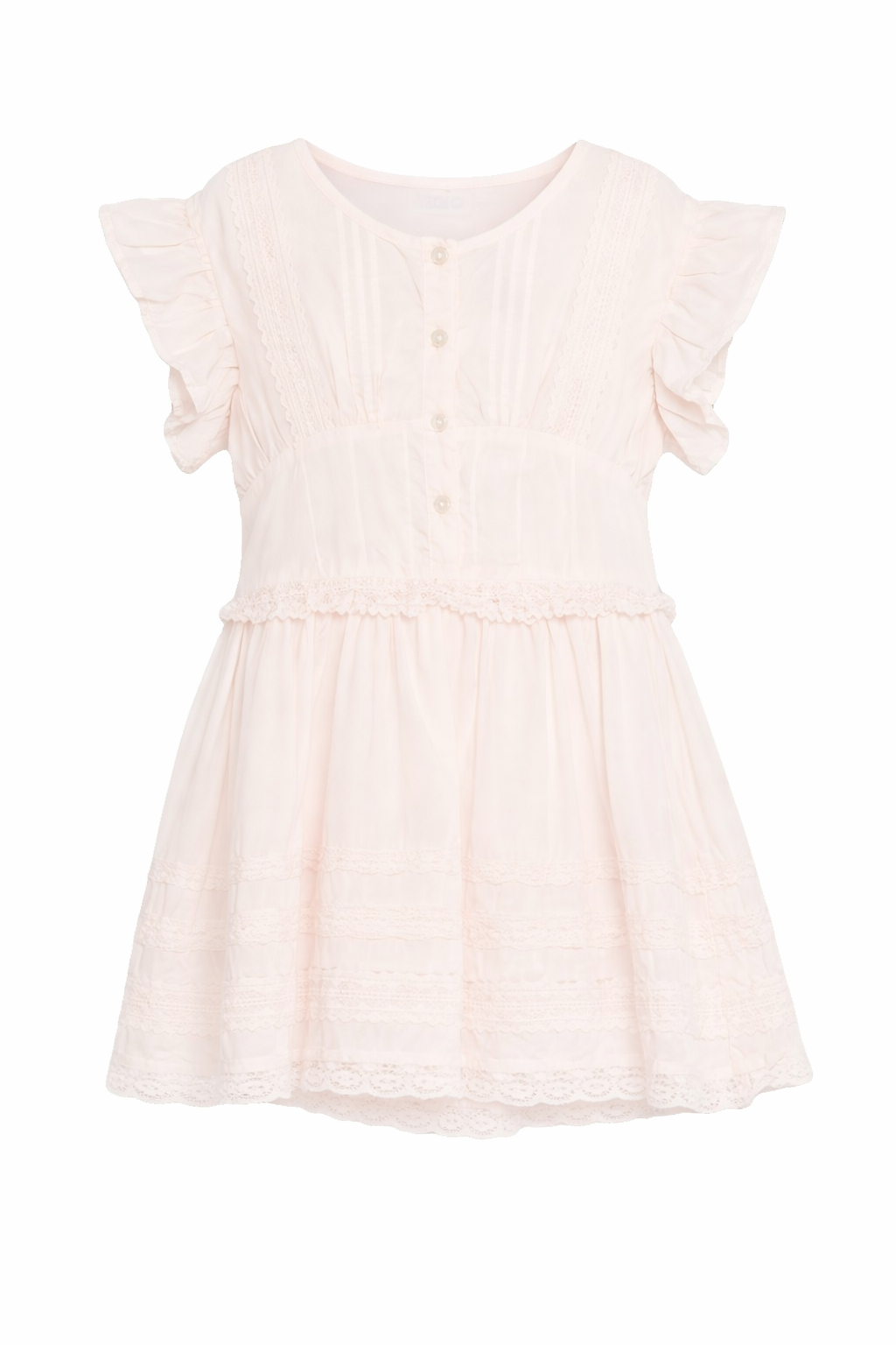 Abito per bambina Molo rosa chiaro in pizzo 2S26E126 5647 MOLO KIDS 
