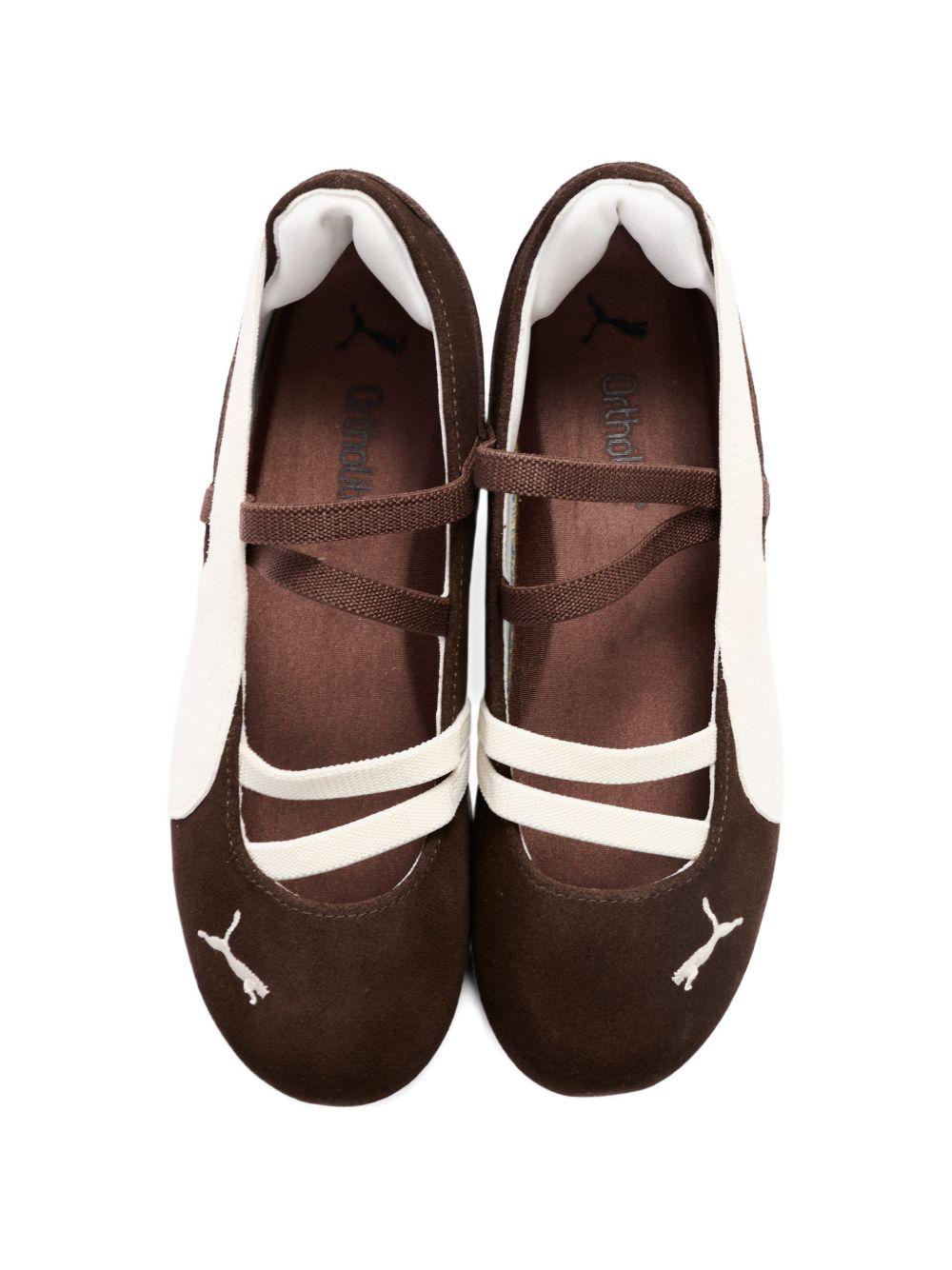 Ballerine per bambina Puma Kids marrone con cinturino 406884 04 PUMA KIDS 