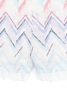 Shorts per bambina Missoni Kids multicolore con motivo a zigzag MY6B89 U0253 600RS MISSONI KIDS 