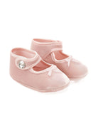 Ballerine per neonata Monnalisa rosa con cinturino Mary Jane 73F003 6803 0092 MONNALISA 