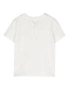 T-shirt per neonati Fendi Kids bianca con stampa orso sul davanti BUI083 ST8 F0TU9 FENDI KIDS 