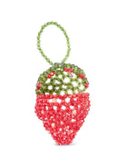 Borsa per bambina Konges Sløjd rossa a forma di fragola KS105030 STRAWBERRY KONGES SLOJD KIDS 