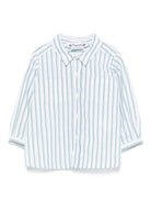 Camicia a righe per neonato Bonpoint bianco con colletto classico S05YSHW00001 247D BONPOINT 