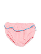 Abito per neonata Stella McCartney Kids rosa con dettagli con volant TY1122 Z0138 509 STELLA McCARTNEY KIDS 