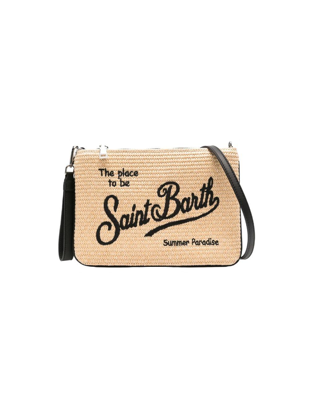 Pochette Parisienne MC2 Saint Barth beige in rafia PAR0021 00421L MC2 ST. BARTH KIDS 