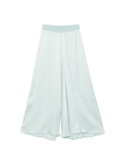 Pantaloni per donna Merci verde acquamarina a gamba ampia con dettagli plissettati PAM01P ACQUA MERCI 