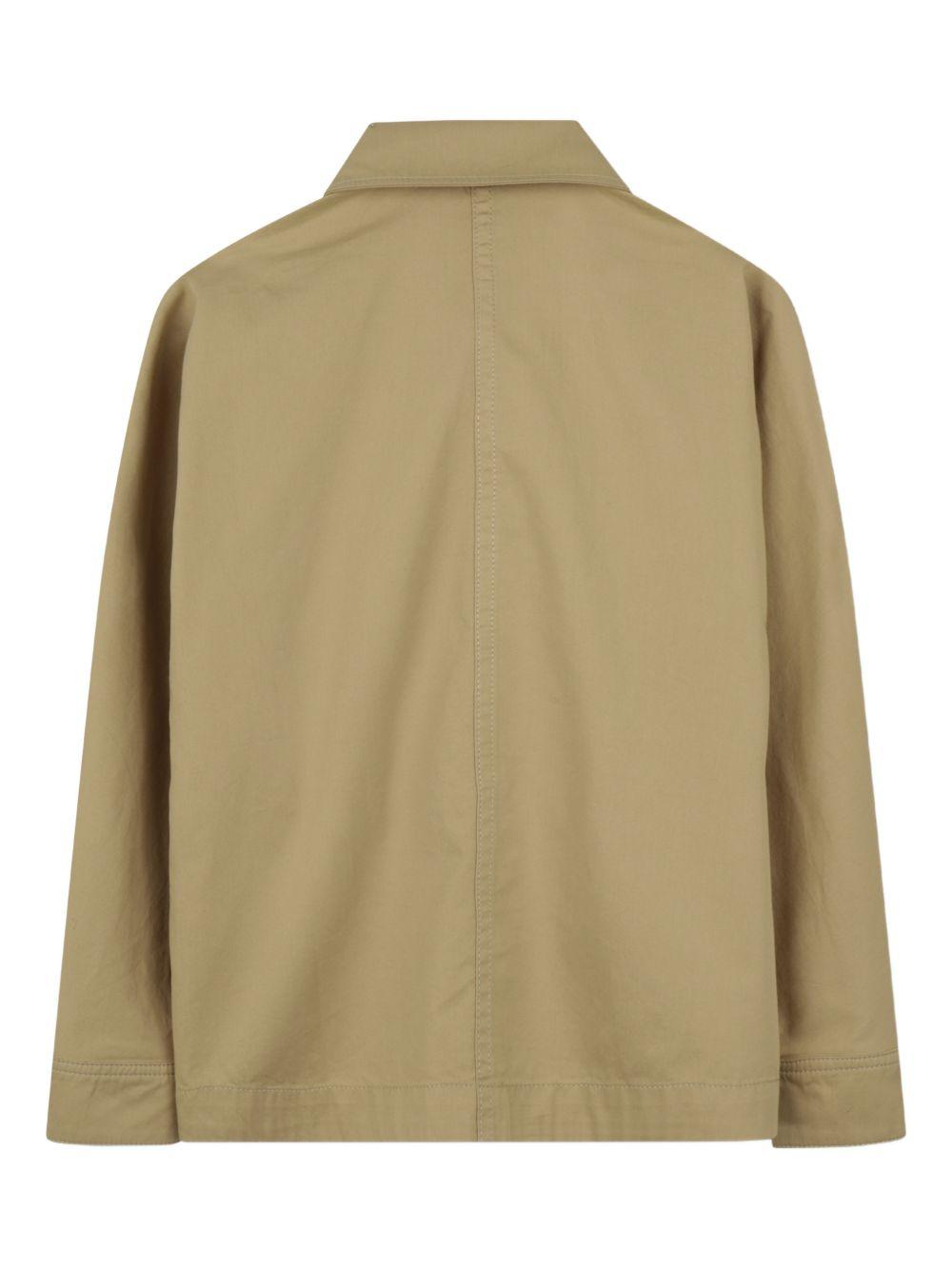 Giacca-camicia per bambino Givenchy Kids beige con taschino sul petto H31084 222 GIVENCHY KIDS 
