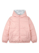Giubbino per bambina Kenzo Kids color argento con logo sul davanti K61305 M54 KENZO KIDS 