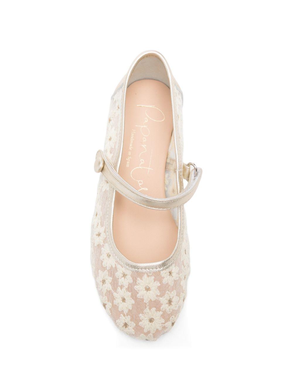 Ballerine per bambina Eli1957 beige con cinturino floreale 40143AN BEIGE Eli Kids 
