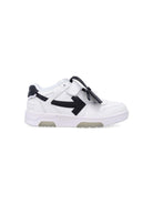 Sneakers per bambini Off-White Kids Out Of Office bianche con motivo Arrows OBIA008C99LEA002 0110 OFF WHITE KIDS 