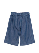Pantaloni per neonato Balmain Kids blu con vita elasticizzata BY6080 P0588 625 BALMAIN KIDS 
