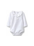 Body per neonata Bonpoint bianco con ricamo ciliegie sul colletto PEXUNKN0701 101 BONPOINT KIDS 