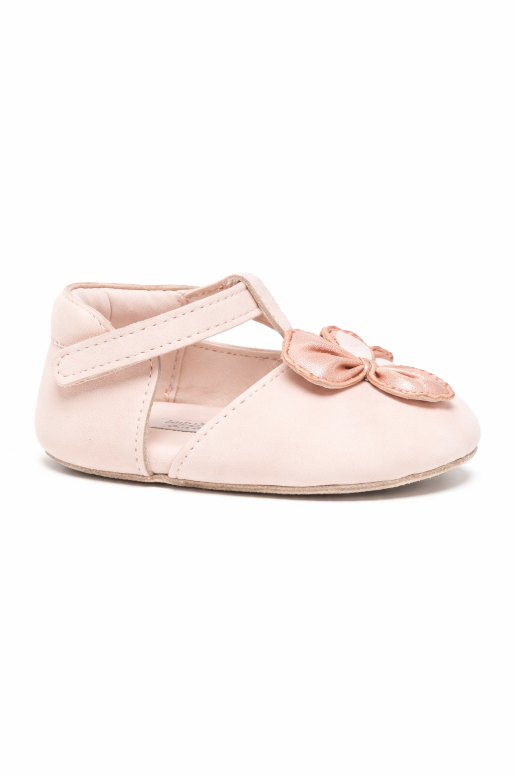 Scarpine primi passi per neonata Donsje rosa con applicazione uccellino 1041003 NL10J DONSJE KIDS 