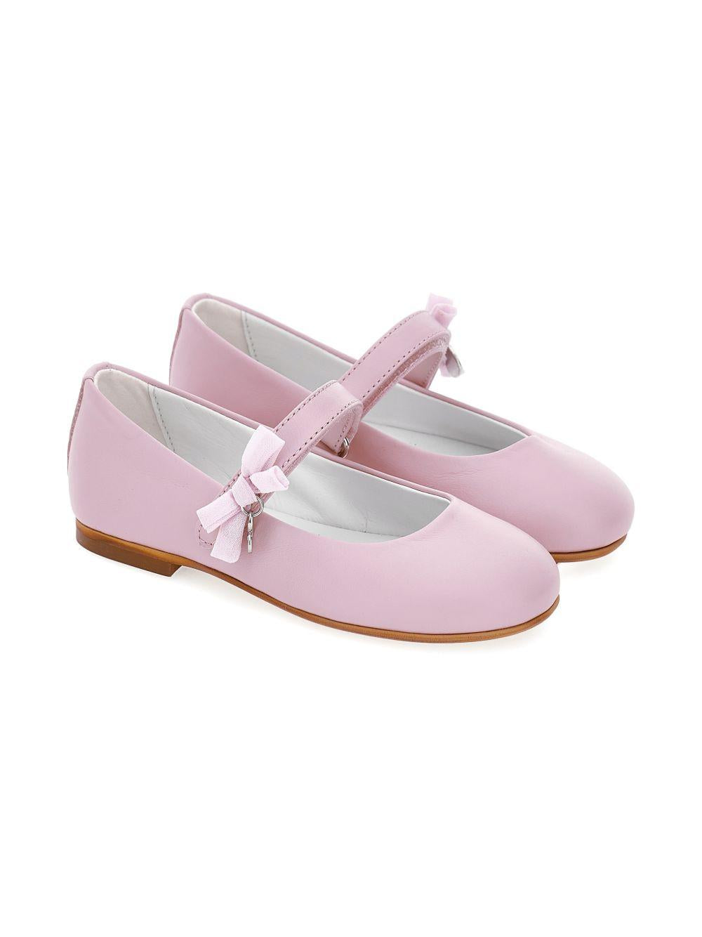 Ballerine per bambina Monnalisa rosa con cinturino 8CG002 7707 0090 MONNALISA KIDS 
