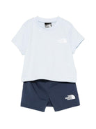 Completo per neonato The North Face Kids blu con dettaglio logo NF0A8FYR MC81 THE NORTH FACE KIDS 