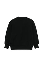 Felpa per bambino Palm Angels Kids nero con stampa grafica PBBA012S26FLE00A 110 PALM ANGELS KIDS 
