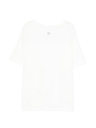 T-shirt per bambina Douuod Kids bianca con logo sul retro DY8P11 Z3708 101 DOUUOD KIDS 