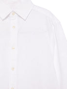 Camicia per bambino POLO RALPH LAUREN KIDS bianco con ricamo Polo Pony 964549 001 Ralph Lauren kids 