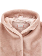 Gilet per bambina Monnalisa Kids rosa con design in pelliccia sintetica 17H105 8034 0091 MONNALISA KIDS 