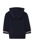 Tuta sportiva con stampa per neonato BOSS Kidswear blu con dettaglio a righe J52126 849 BOSS KIDS 