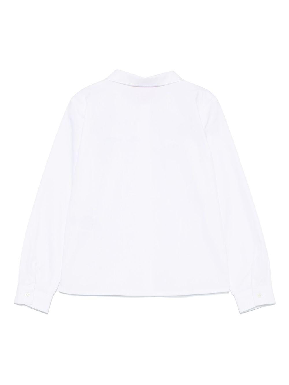 Camicia per bambina Vivetta bianco con design ricamato VE2506 BIANCO VIVETTA KIDS 