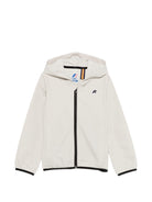 Giubbino per bambino K Way Kids P. Journeer grigio con toppa con logo K4133FW 634 K-WAY KIDS 