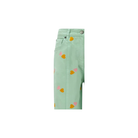 Pantaloni per bambina Stella McCartney Kids verde con dettagli cuoricini TY6A50 Z3454 754EM STELLA McCARTNEY KIDS 