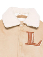 Bomber per bambino Lanvin Enfant beige con logo ricamato N30307 276 LANVIN 