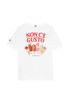 T-shirt per bambino MC2 Saint Barth Kids bianca con stampa grafica sul retro PRL0001 02008L MC2 ST. BARTH KIDS 