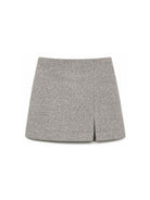 Gonna per bambina Douuod Kids grigia con spacco anteriore DZ7A81 E0246 808OR DOUUOD KIDS 
