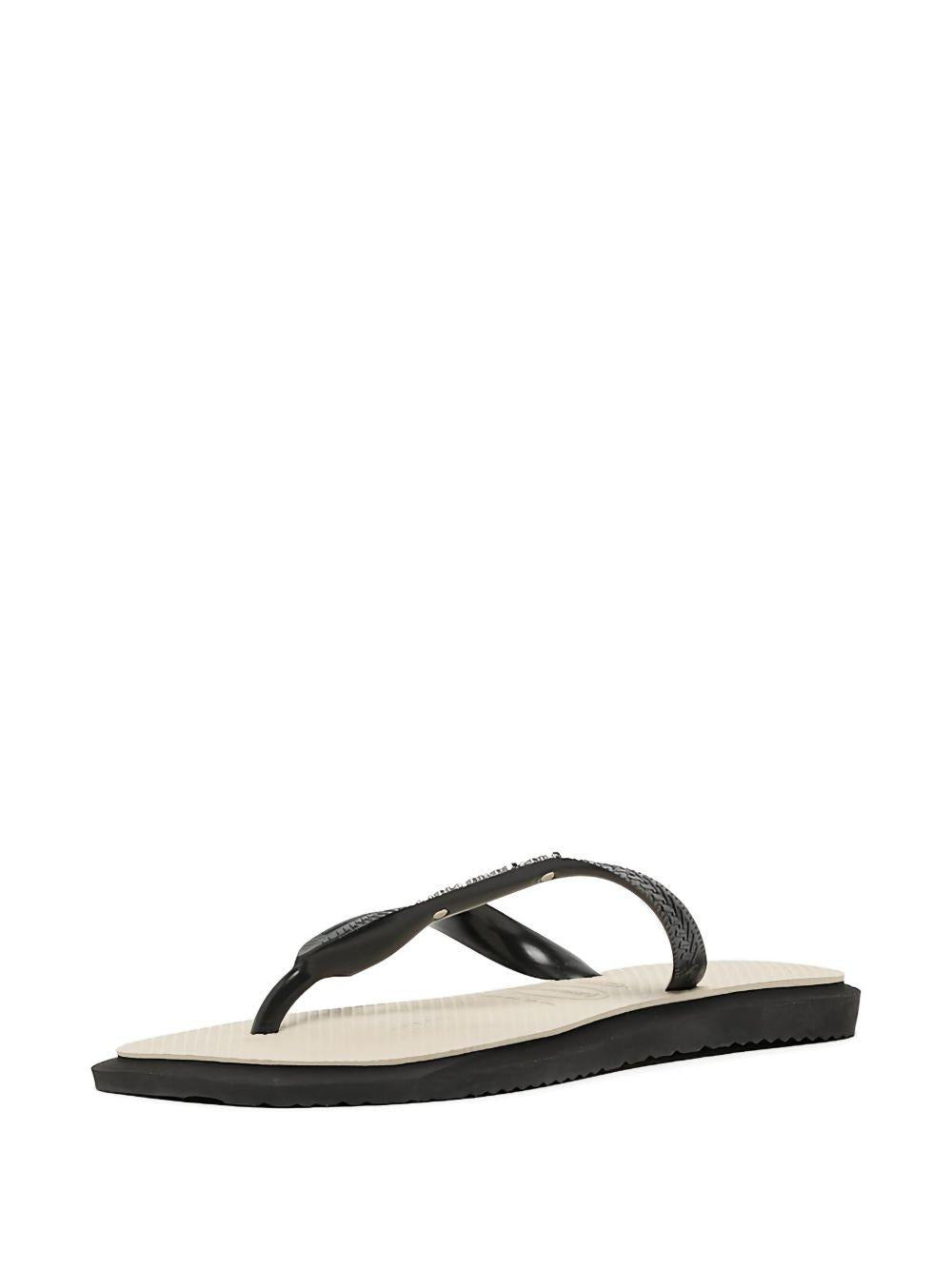 Infradito da donna Havaianas nero con logo sul cinturino 4149944 0090 HAVAIANAS 