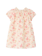 Abito per neonata Bonpoint beige con stampa ciliegie P06XDRW00001 603 BONPOINT KIDS 