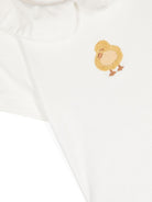Tutina per neonati Donsje bianca con motivo Duck ricamato 3032103 00002 DONSJE KIDS 