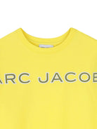 T-shirt per bambino The Marc Jacobs Kids gialla con stampa logo W60766 538 THE MARC JACOBS KIDS 