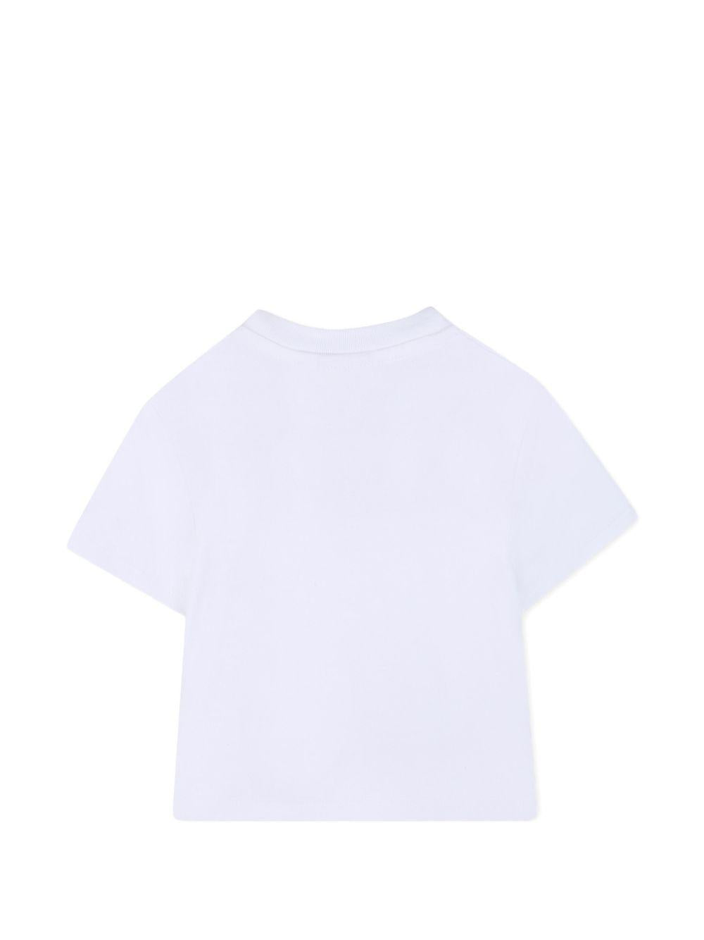 Set t-shirt con shorts per neonato Boss Kids bianco con motivo a righe J53048 249 BOSS KIDS 