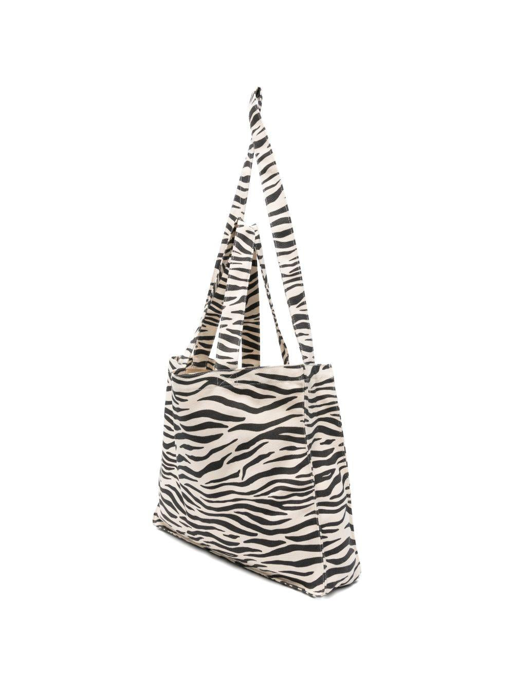 Borsa tote Essential Bag N MC2 Saint Barth animalier con logo a contrasto sul davanti EBAGN007 03322L MC2 ST. BARTH KIDS 