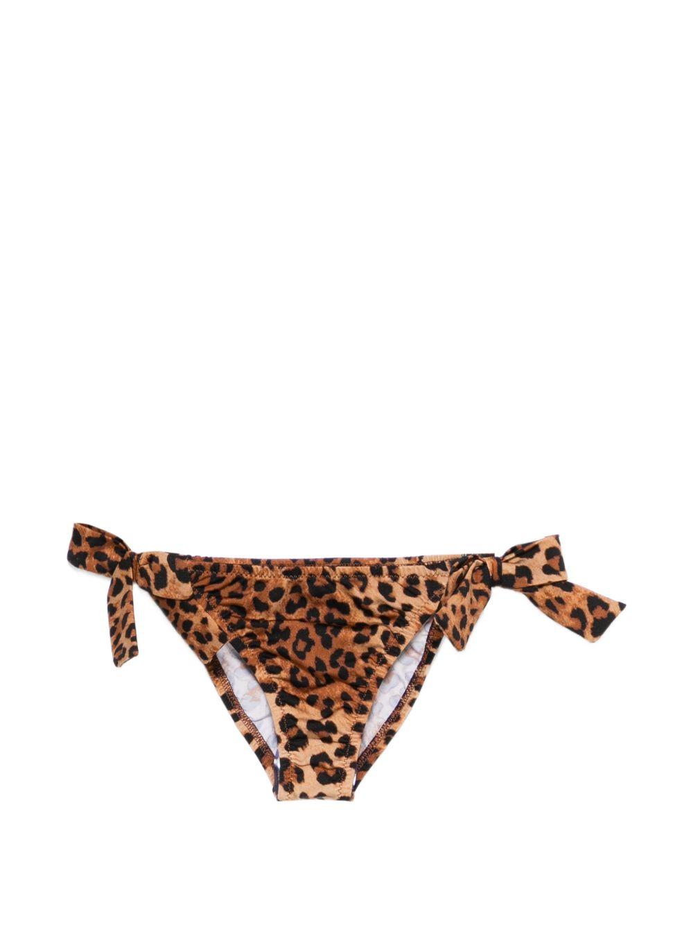 Costume per neonata MC2 Saint Barth Kids animalier con dettagli fiocchi ZIP0001 00190L MC2 ST. BARTH KIDS 