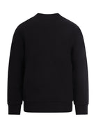 Felpa per bambino Balmain Kids nera con logo sul davanti BY4P20 Z3183 930BC BALMAIN KIDS 
