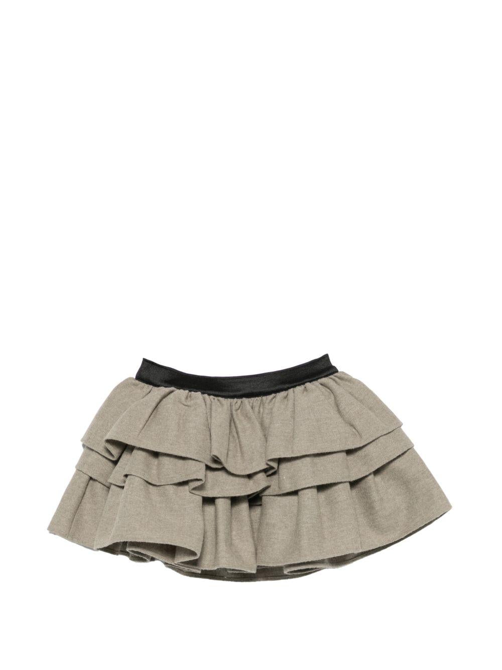 Gonna per bambina Douuod Kids grigia con dettaglio con volant DZ7B81 I0337 903 DOUUOD KIDS 