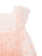 Abito per neonata Tartine Et Chocolat rosa con ricami floreali CC30191 32 TArtine & Chocolat KIDS 