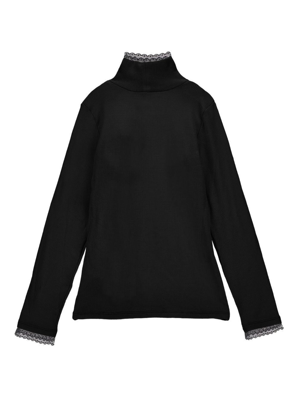 T-shirt per bambina Philosophy Di Lorenzo Serafini Kids nera con stampa logo I1F619 6212 P050 PHILOSOPHY 