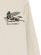 Camicia per bambino Etro Kids beige con ricamo Pegaso sul davanti GZ5H30 Z4073 108 ETRO KIDS 