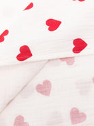 Coperta per neonati Petit Bateau bianca con stampa a cuori all-over A0EZH 01 PETIT BATEAU 
