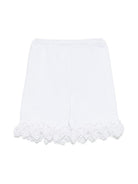 Shorts per neonata JESURUM BABY Cecilia bianco con rifinitura crochet CECILIA VAR.62 JESURUM KIDS 