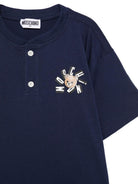 Set t-shirt e shorts per bambino Moschino Kids multicolore con stampa Teddy Bear HUG00TLYA02 83684 MOSCHINO KIDS 