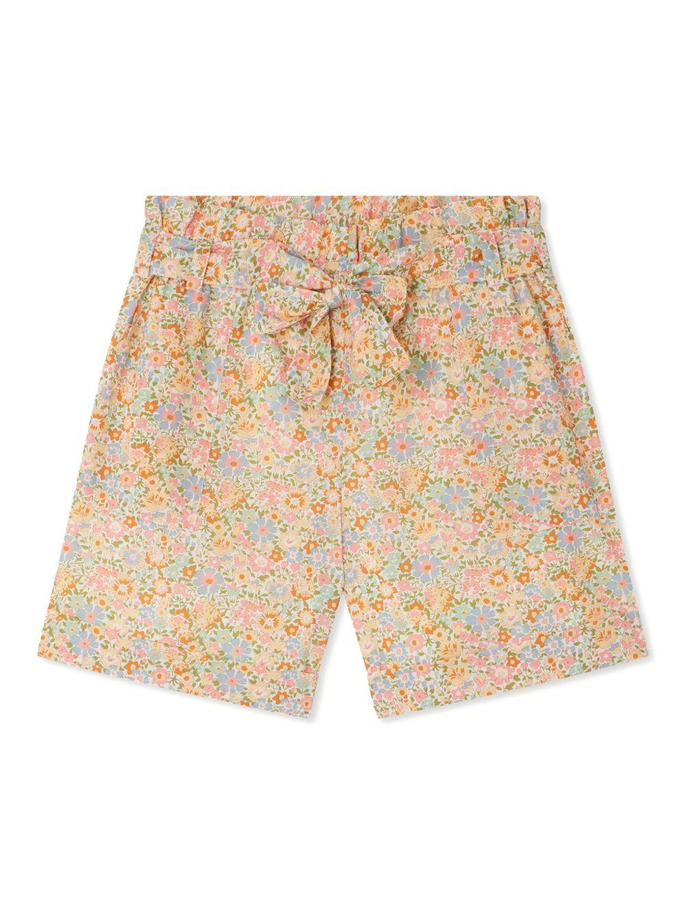 Shorts per bambina Bonpoint Elmie multicolore con stampa a fiori S05GBEW00009 525C BONPOINT KIDS 