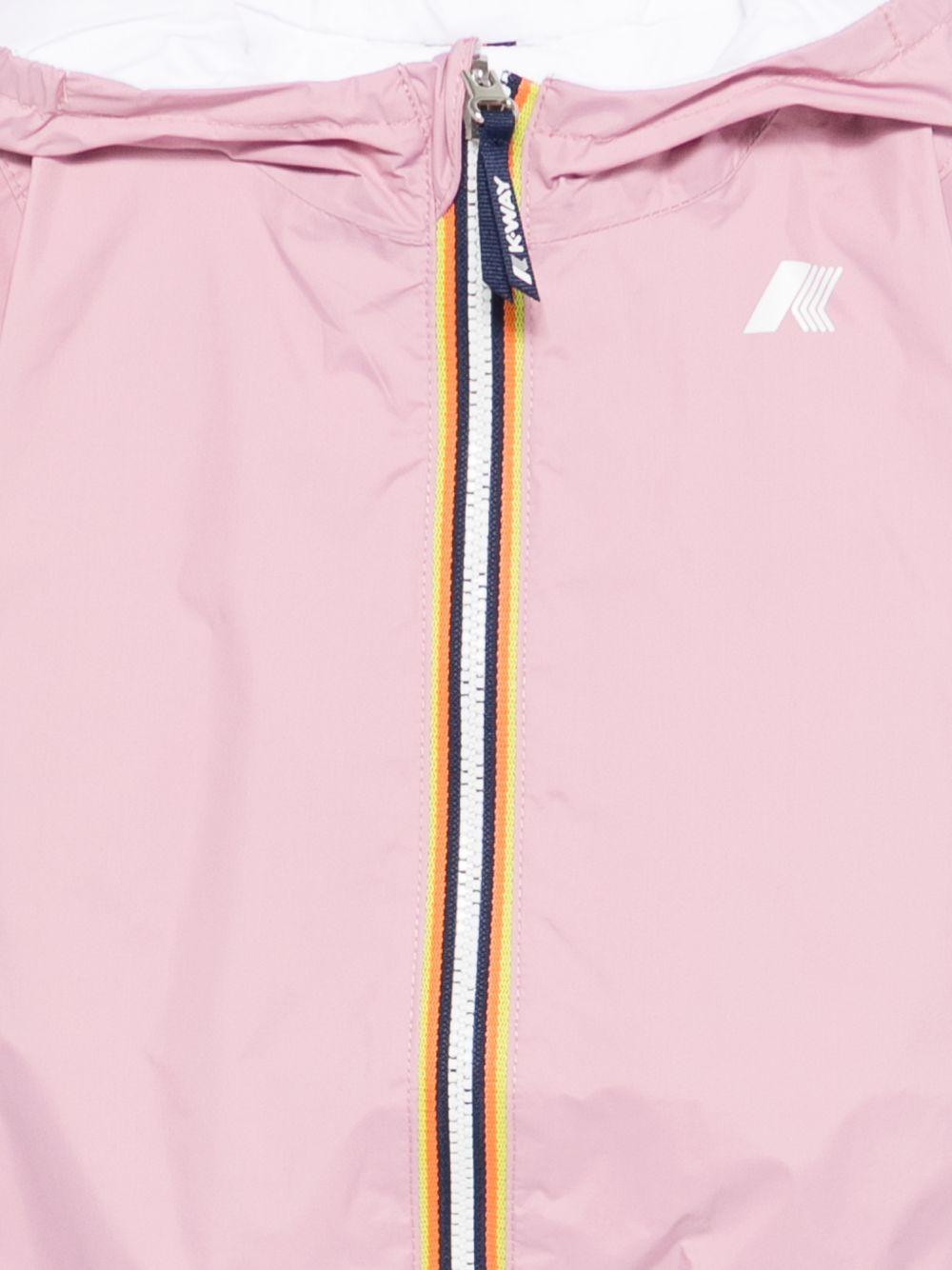 Giacca per neonata K Way Kids rosa con cappuccio e zip K2123IW C56 K-WAY KIDS 