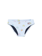 Costume da bagno per bambinbo MC2 Saint Barth Kids azzurro con stampa di granchio BIL0001 01081L MC2 ST. BARTH KIDS 