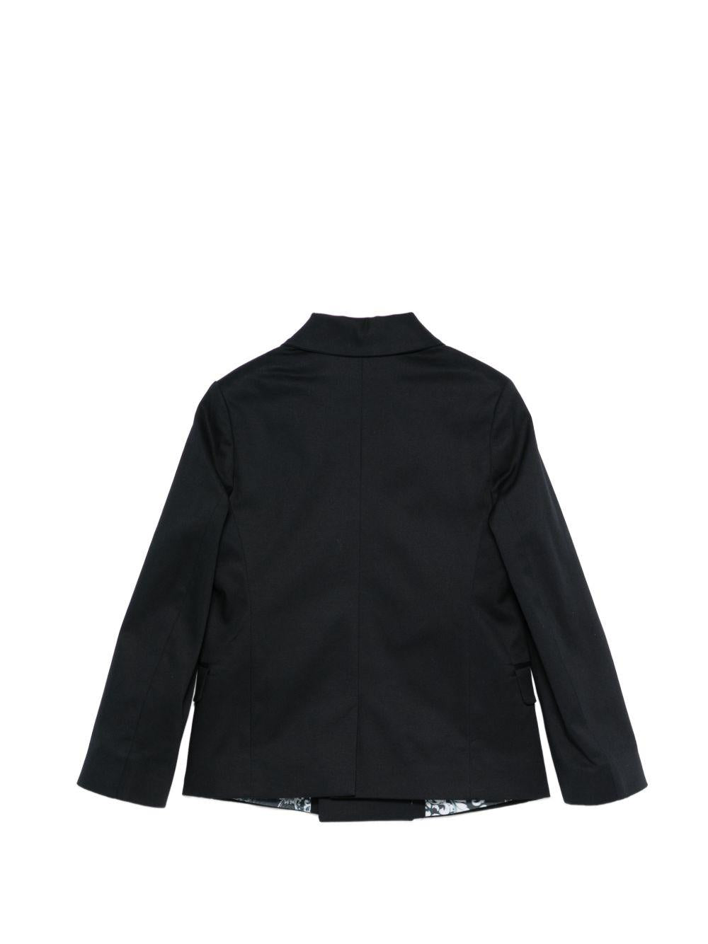 Blazer a doppiopetto per bambino Roberto Cavalli Kids blu con chiusura a bottoni CBP26100GC BLUE PEACOAT ROBERTO CAVALLI KIDS 